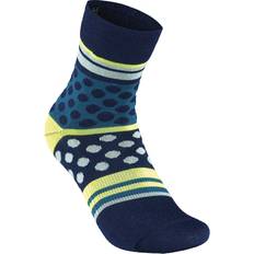 Polka Dot Womens Winter Socks Dark Teal/Navy Blue