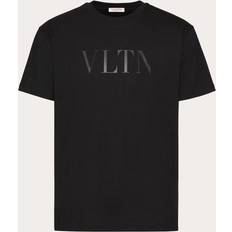 Valentino Överdelar Valentino COTTON CREWNECK T-SHIRT WITH VLTN PRINT