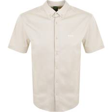 BOSS Motion Short Sleeve Shirt Beige