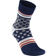 Polka Dot Womens Winter Socks Grey/Blue