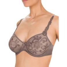 Felina Womens 0802864 Sparkle Underwired Bra Grey Polyamide