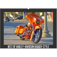 Calvendo Best of Harley Davidson Bagger Style Wall Calendar 2025 A2