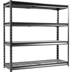 Metals Shelving Systems ShunTong The Atlas Black Shelving System 72x72"