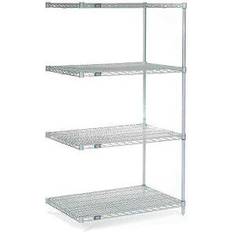 Transparent Shelving Systems Global Industrial Nexel 4 Poly-Z-Brite Wire Shelving System