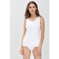 Dame - Slim Bluser Mey Top weiss