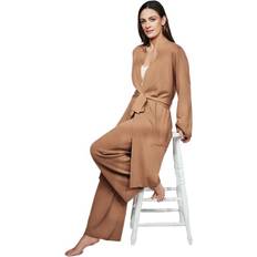 Pierre Robert X Jenny Skavlan Wool Long Kimono Camel