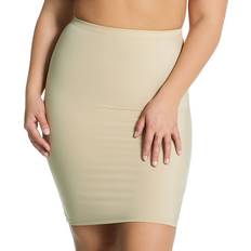 Beige - Short Skirts Instantfigure Women's Shapewear Slip Skirt, Nude