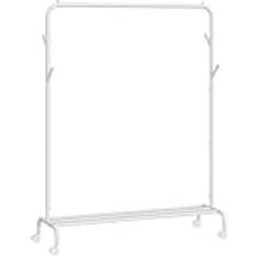 White Clothes Racks Songmics Heavy Duty Cloud White 103.5 cm Clothes Rack