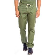 La Martina Mens Long trousers with straight cuts TMT007-TW307 man Green Cotton