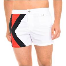 Karl Lagerfeld Mens Logo Swimshorts White