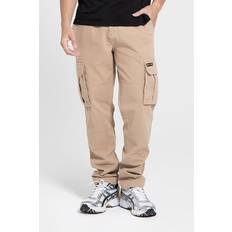 Bench 'Sergei' Regular Fit Cotton Cargo Trousers Stone 34R