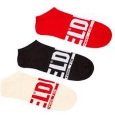 Diesel Men Socks Diesel 3-pack low-cut logo socks Socks Man Multicolor