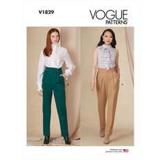 Vogue Byxor & Shorts Vogue Misses Cropped Trousers Sewing Pattern - B5