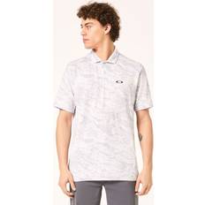 Oakley Pikéskjorter Oakley Duality Jacquard Golf Polo Shirt Swirl White FOA405491-BD2