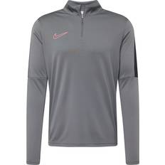 Nike Academy Men's Dri-FIT Football Top With Neck Zip - Iron Grey/Black/Sunset Pulse