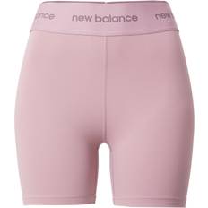 New Balance Vrouw Broeken & Shorts New Balance – Nb – Sport-Shorts in Rosa mit hohem Bund, Schrittlänge