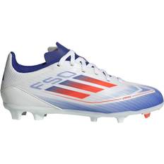 Adidas Junior F50 League FG/MG - Cloud White/Solar Red/Lucid Blue