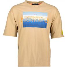 Geographical Norway Mens short sleeve T-shirt SY1369HGN Beige Cotton