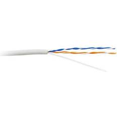 Fast telefoni Zexum 2 Pair 4 Core Round White CCS Telephone Cable 10 Meter