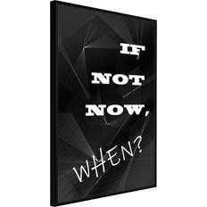 Wonda If Not Now, When? Black Art encadré 20x30cm