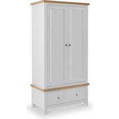 Roseland Furniture Farrow Double Grey Wardrobe 90x183cm