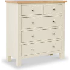 Roseland Furniture Farrow 2 Over 3 Cream Chest of Drawer