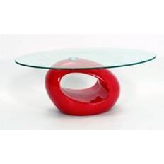 Rectangular - Red Coffee Tables iStore4less glass oval centre Coffee Table