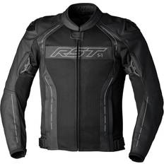 5XL Motorcycle Jackets Rst S-1, Leder-/Meshjacke Schwarz/Grau