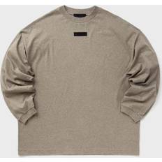 Fear of God Women T-shirts Fear of God Essentials Men's Heather Grey Long Sleeve T-Shirt