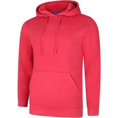 Clothing Uneek Deluxe Hooded Sweatshirt UC509 Cranberry Colour: Cranberry