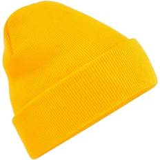 Gold - Unisex Beanies Beechfield Original Cuffed Beanie Gold One