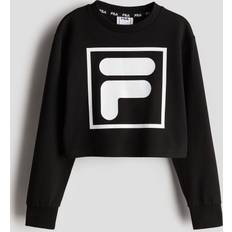Kort ærme Sweatshirts Børnetøj Fila Sweatshirt Cropped Laubach Sort 13-14 år 158-164 Sweatshirt