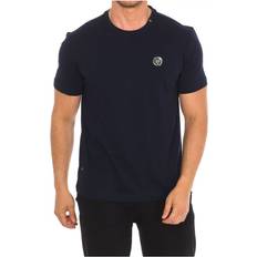 Philipp Plein T-shirts Philipp Plein Bomuld Kortærmet T-shirt - Blå