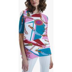 Clothing James Lakeland Pattern Pleated Top Multi