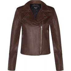 Imitatieleer Jassen Infinity Leather Brando Bikerjack Loughton - Bruin