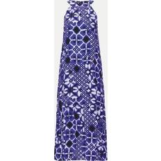 Lange jurk - Paars Jurken Street One Maxi-Jurk Met Print - Blauw