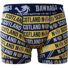 Bawbags Cool De Sacs Scotland National Team Party Boxer Shorts Navy/Yellow