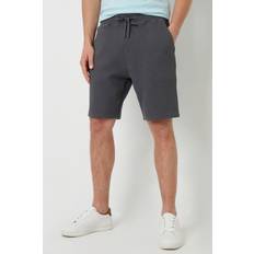 Clothing Threadbare 'Jewel' Waffle Textured Sweat Shorts Dark Grey