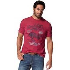 Printed T-Shirt Red Marl