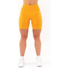 Womens Limitless Seamless Shorts Orange Polyamide