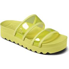 Slides on sale Reef Women's Vista Hi-Energy Slide Sandals Citron