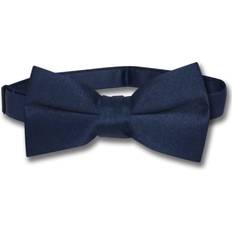 Ties & Bow Ties Vesuvio Napoli BOY'S BOWTIE Solid NAVY BLUE Color Youth Bow Tie