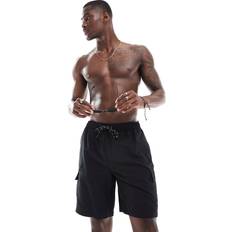 New Look Cargo-badeshorts sort-Black