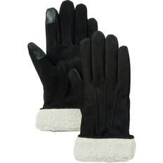 Timberland Women Gloves & Mittens Timberland Leather Sherpa Gloves Black Woman