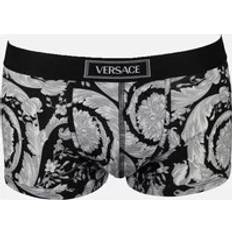 Versace Underwear Versace Men's Baroque Print Boxer Trunks, Black/Grey 32/33/32