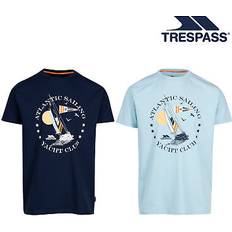 T-shirts Trespass mens casual fit t-shirt printed design quickdry top cedarf
