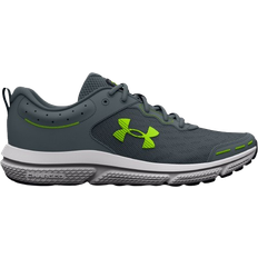 Under Armour Green Sport Shoes Under Armour Charged Assert 10 M - Gravel/Lime Surge