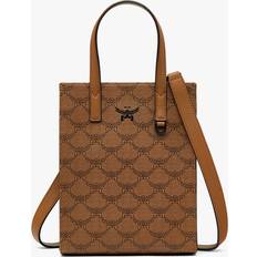 MCM Tragetaschen MCM Aren Lauretos Crossbody Tote Cognac