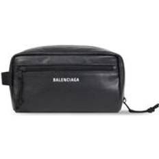 Balenciaga Toiletry Bags & Cosmetic Bags Balenciaga Explorer Toiletry Pouch Black Men's Calfskin