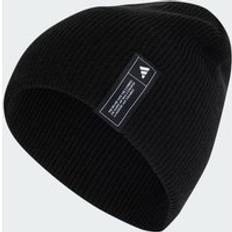 Men - White Beanies adidas Essentials Beanie - Black/White